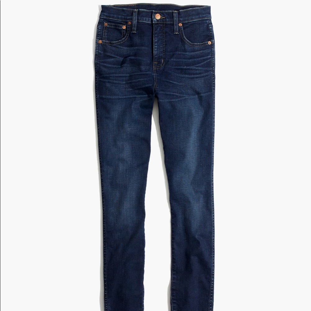 Madewell Hayes Wash 10” High Rise Skinny 27 SHORT